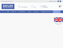 Tablet Screenshot of baylissautovents.co.uk